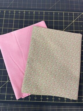 Tilda Creating Memories Brie Green and Woven Tinydot Pink Fabric